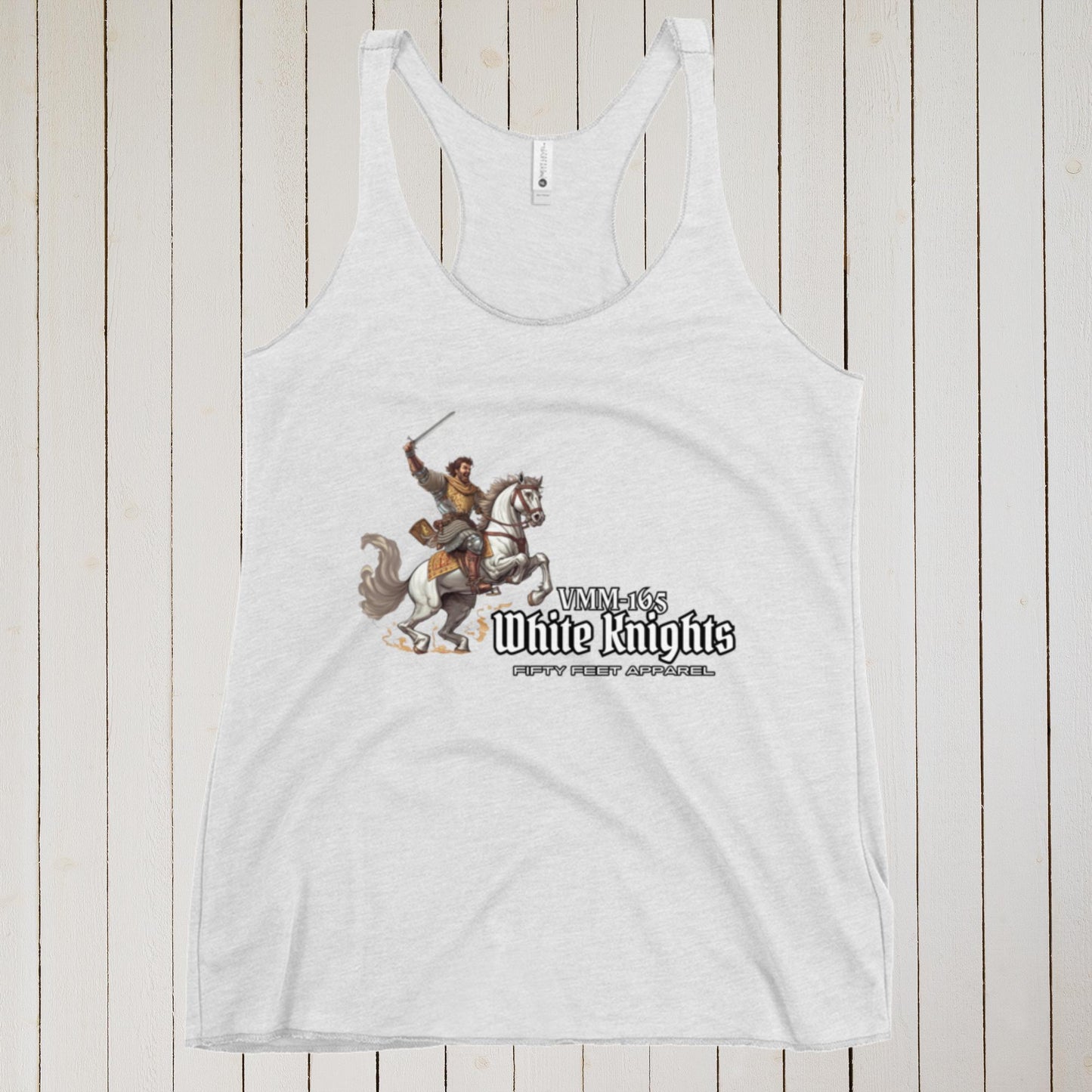 White Knights VMM-165 Women's Racerback Tank