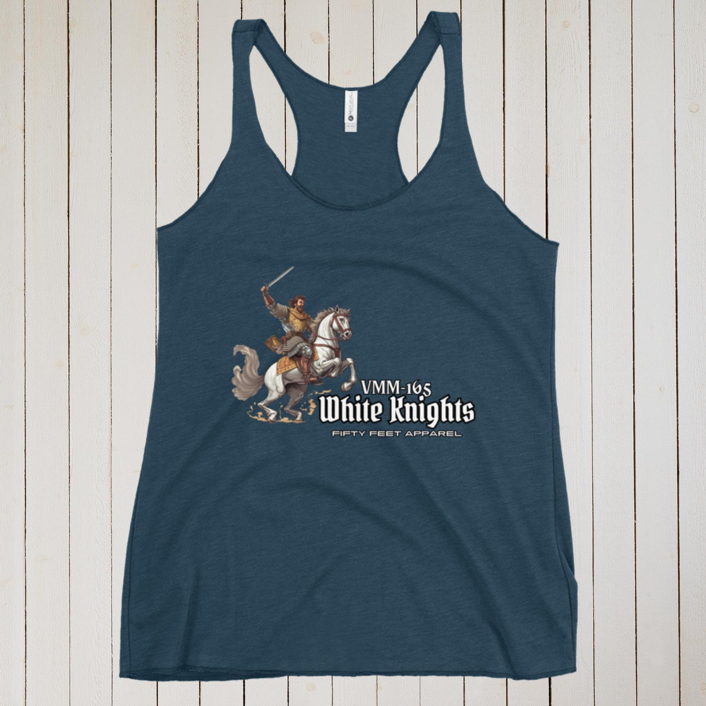 White Knights VMM-165 Women's Racerback Tank