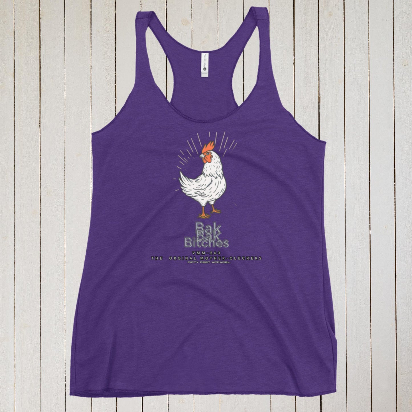 Bak Bak B***** VMM-263 Women's Racerback Tank