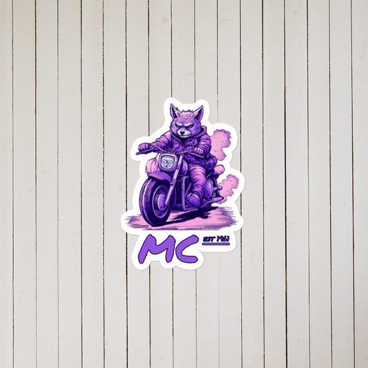 Purple Foxes MC VMM-364 Bubble-free stickers