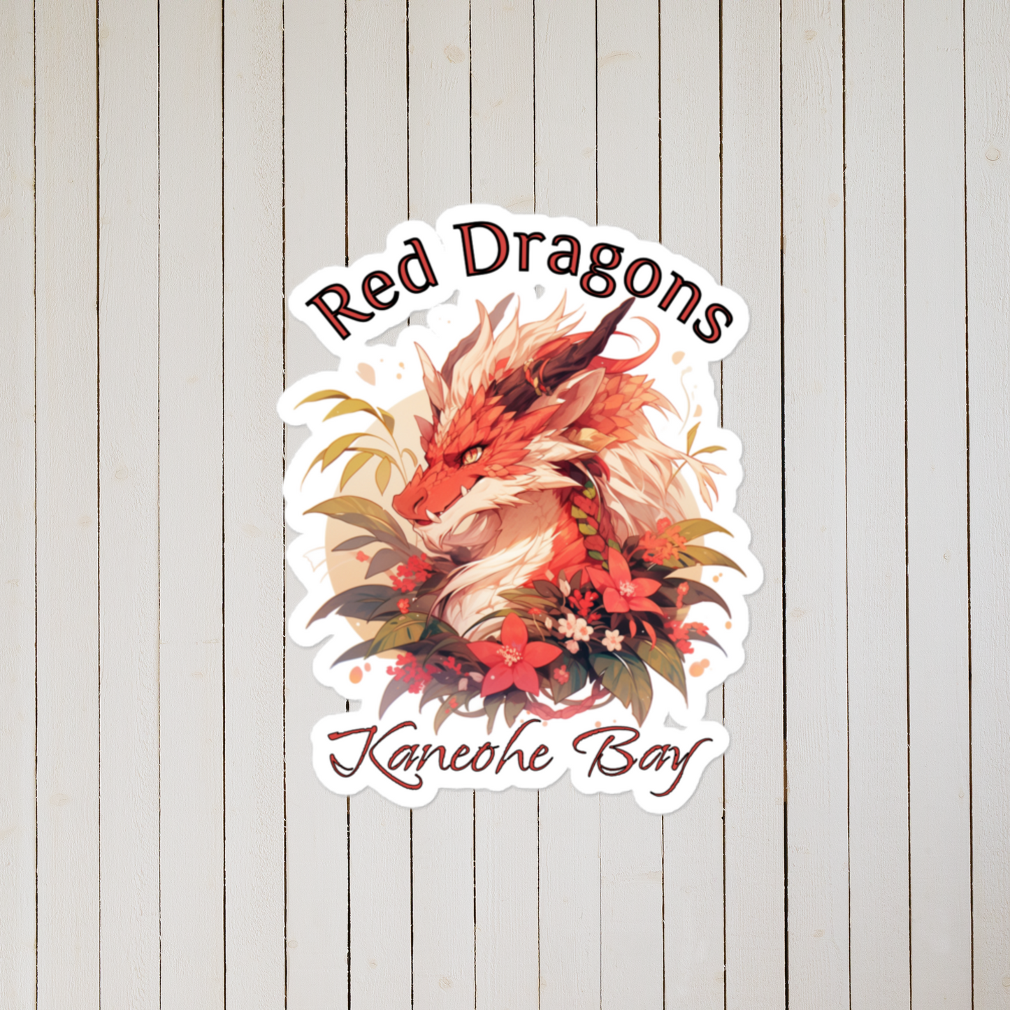 Red Dragons VMM-268 Bubble-free stickers