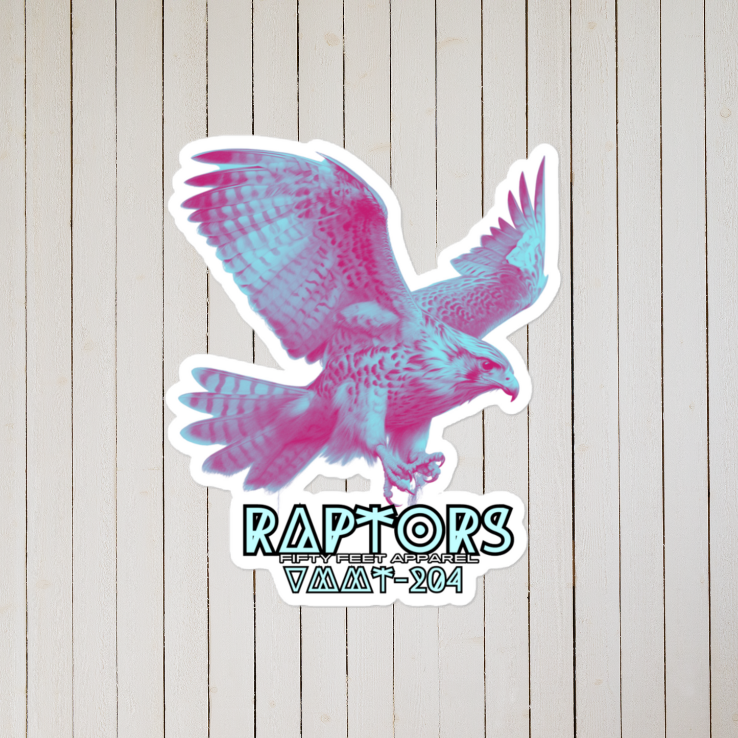 Raptors Band Sticker VMMT-204