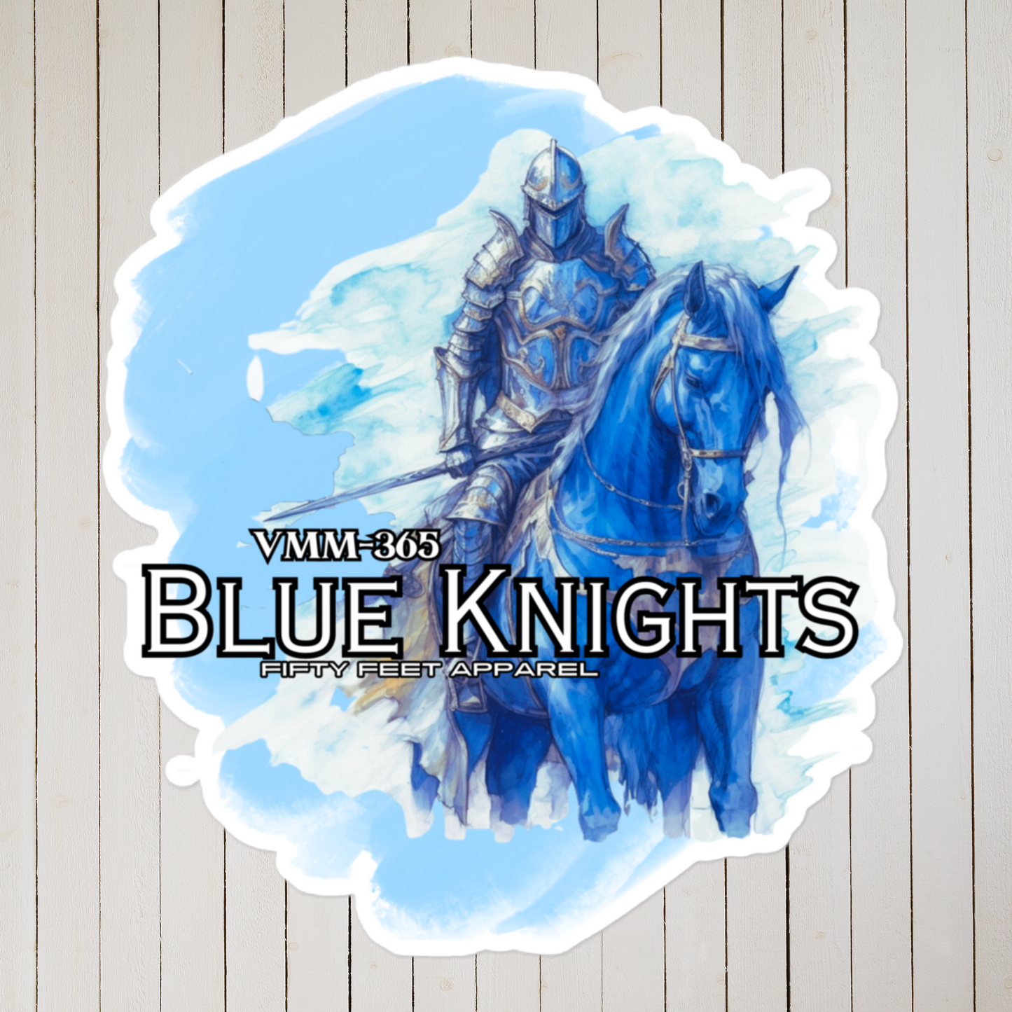 Blue Knights VMM365 Frozen North Bubble-free stickers