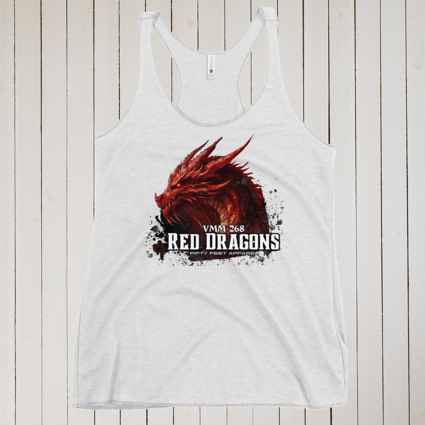 Dungeons and Red Dragons VMM-268 T-Shirt Women's Racerback Tank