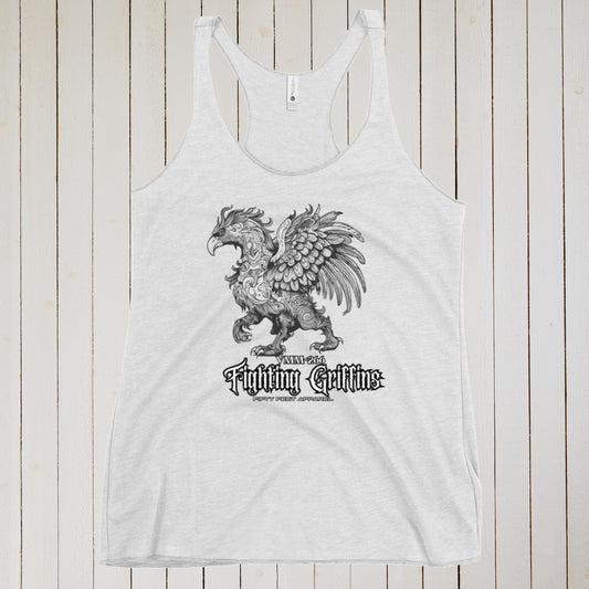 Fighting Griffins Stone Edition  Women's Racerback Tank