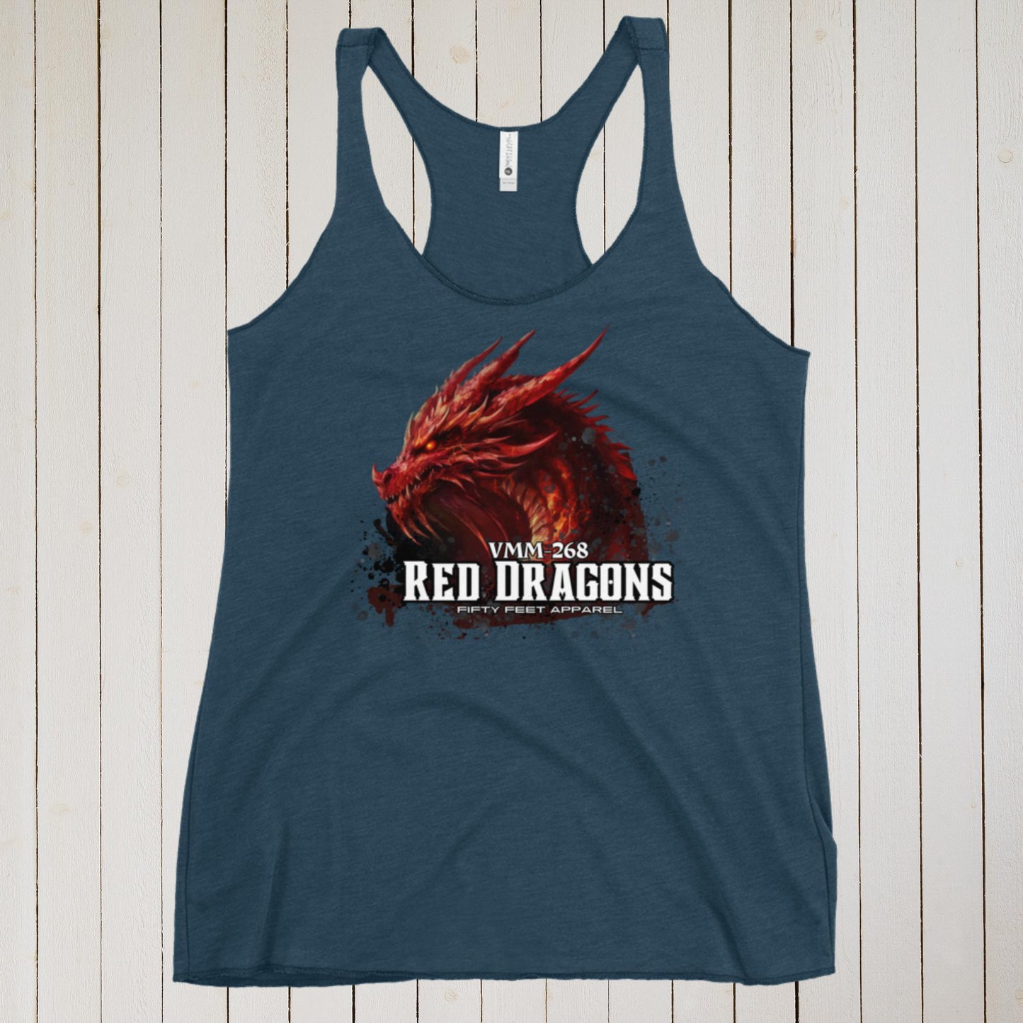 Dungeons and Red Dragons VMM-268 T-Shirt Women's Racerback Tank