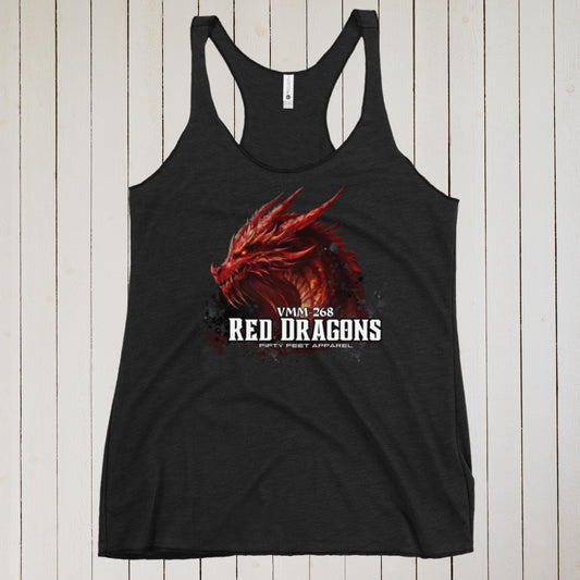 Dungeons and Red Dragons VMM-268 T-Shirt Women's Racerback Tank