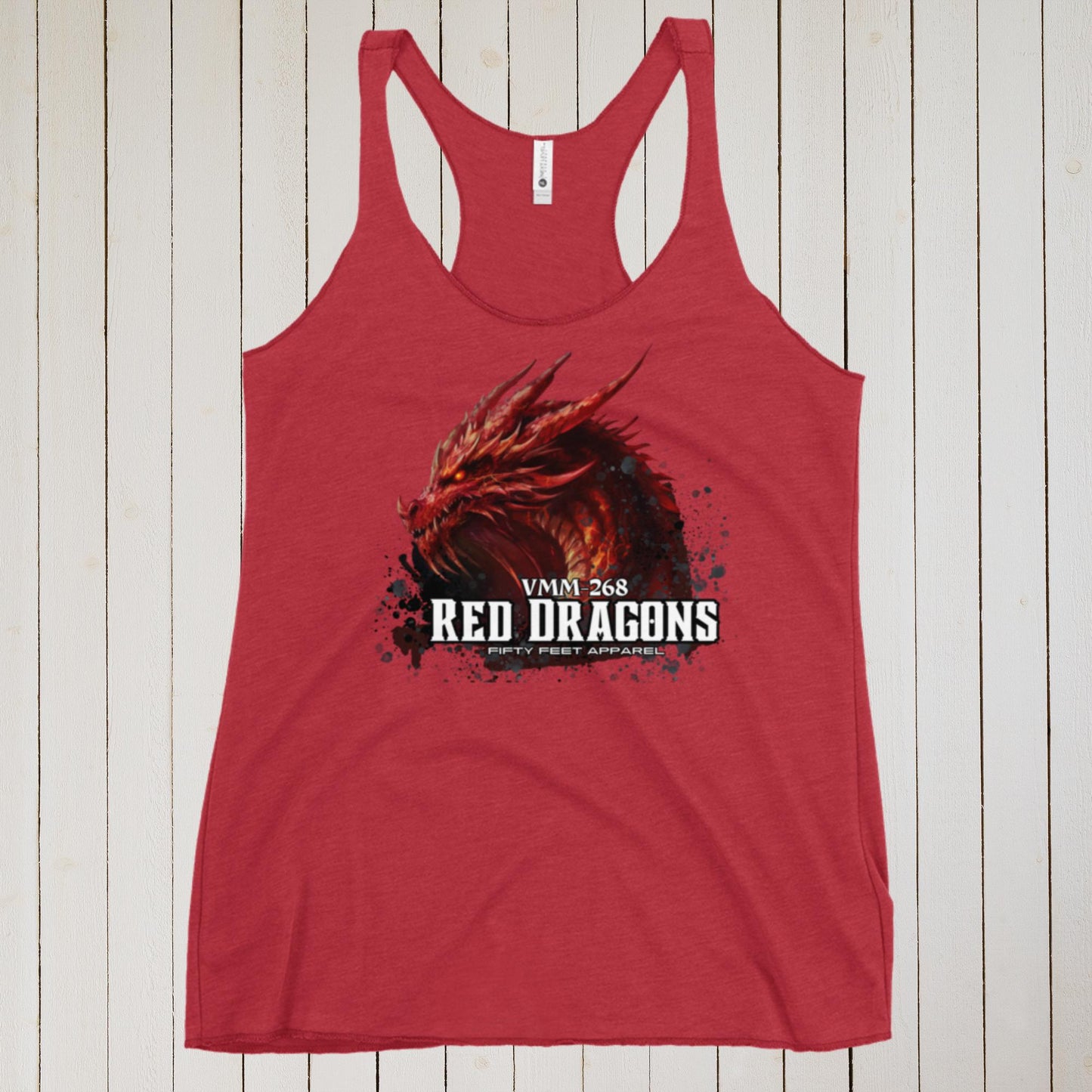 Dungeons and Red Dragons VMM-268 T-Shirt Women's Racerback Tank